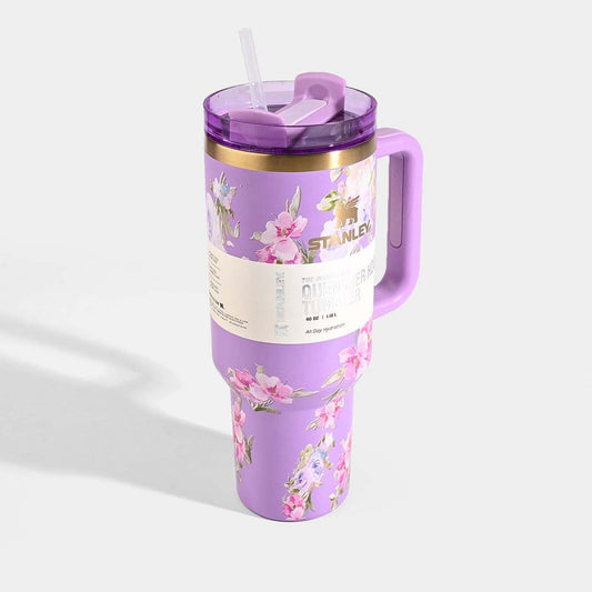 1200ml Stainless Steel Tumbler – Glossy Marble Shades