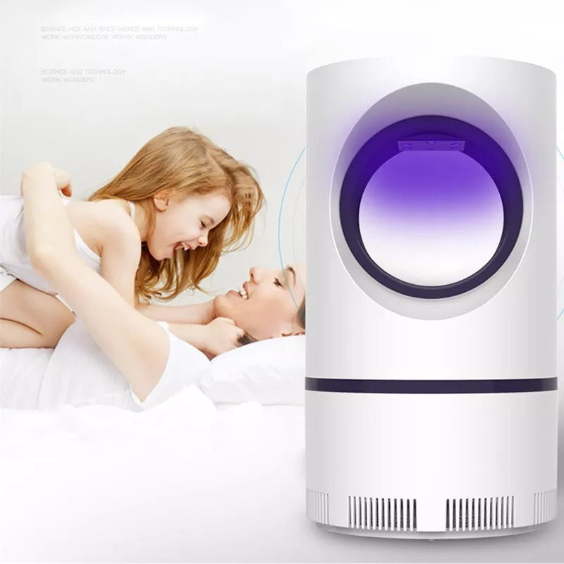 Mosquito Killer Lamp – Electric Round UV Light Bug Zapper with USB Charger | Silent 360° Insect Trap