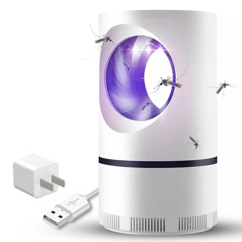 Mosquito Killer Lamp – Electric Round UV Light Bug Zapper with USB Charger | Silent 360° Insect Trap
