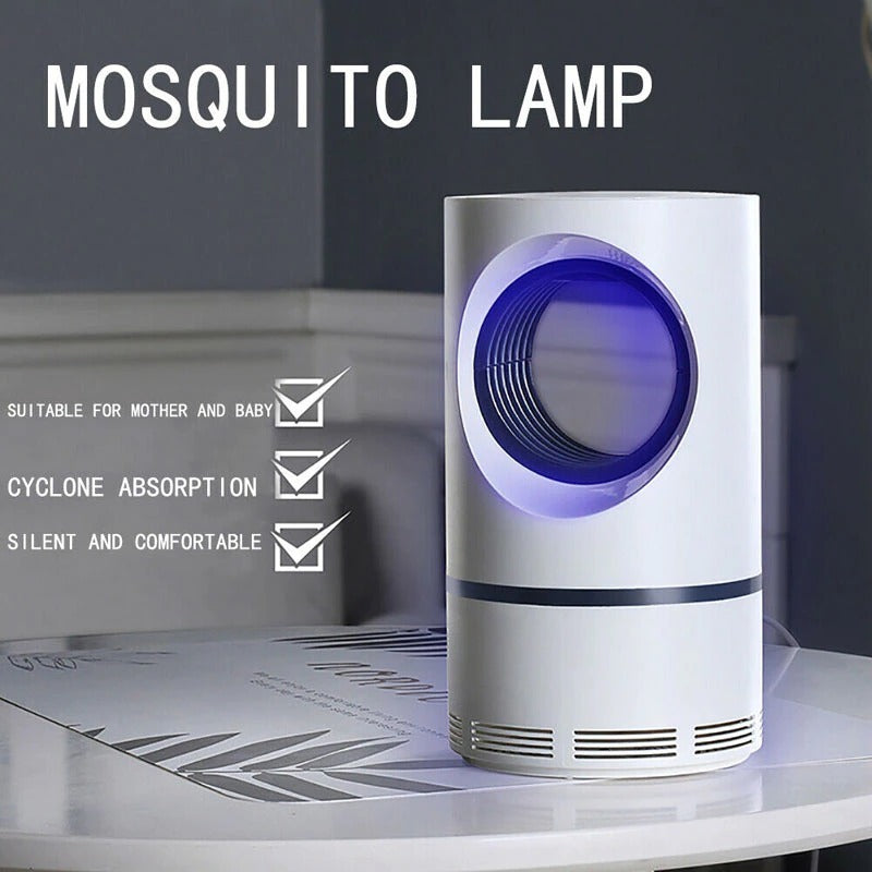 Mosquito Killer Lamp – Electric Round UV Light Bug Zapper with USB Charger | Silent 360° Insect Trap