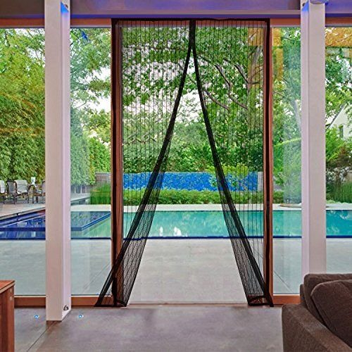 Premium Quality Mosquito Magic Mesh Set With 20 Wood Tacks 12 Hocks And 2 Mesh Panels 83x39.5 Inches