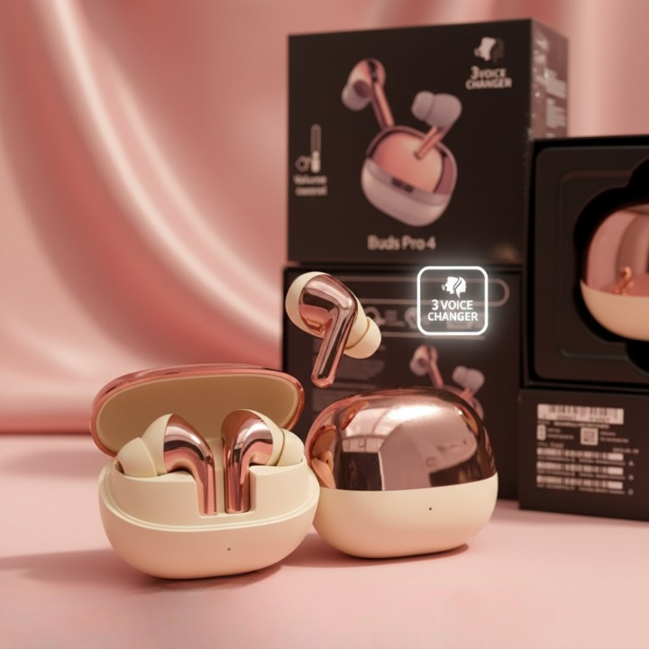 Samsung Buds 4 ANC Wireless Earbuds – Buds Pro 4 Bluetooth Earphones with Noise Cancellation & High Battery Backup